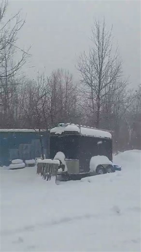 Log Home Build - Winter has set in and halted progress until spring. #dreamlogcastle #snowedin