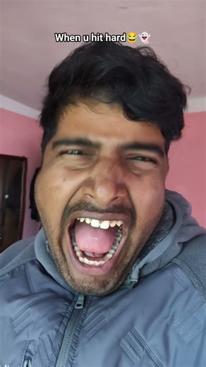 when you hit hard 😂 #memes #funny #animation