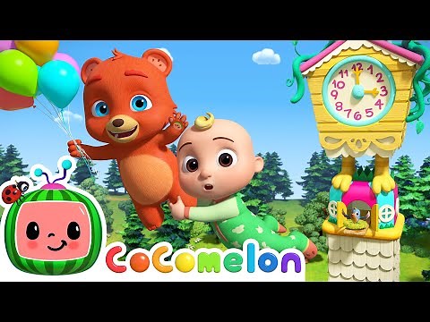 Hickory Dickory Dock | CoComelon Animal Time | Nursery Rhymes for Kids