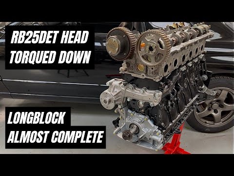 Torquing Down The R33 RB25DET Head - Steps For a Painless Cam Install | RB30DET Rebuild