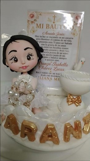 Ideas únicas para recuerdos de Bautizo: Muñecos personalizados hechos a mano 💖