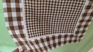 Gingham Table Runner: Reversible Brown & White Plaid, Farmhouse Decor - Etsy
