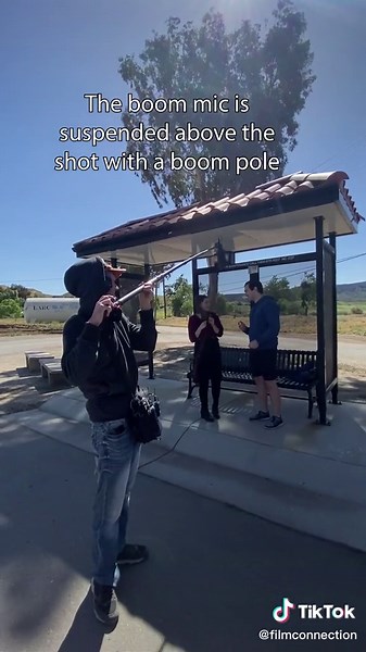 If anyone can get it done, it’s the boom operator 🥲 #boomoperator #filmset #filmstudent #filmmaking