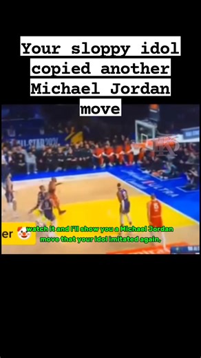 349K views · 4.1K reactions | Your sloppy idol copied another Michael Jordan move #fbreelsfypシ゚viralシ #everyoneシ゚ #reelsvideoシ #highlightsシ゚ #everyonehighlights #reelsfbシ #fbreelsfypシ゚ #NBAPLAYOFFS2025 #fypシ゚ #reelsfypシ #highlights #fypviralシ #followerseveryone #followersreels #NBA #jordan #lebronjames #fblifestyle | K - d | Facebook