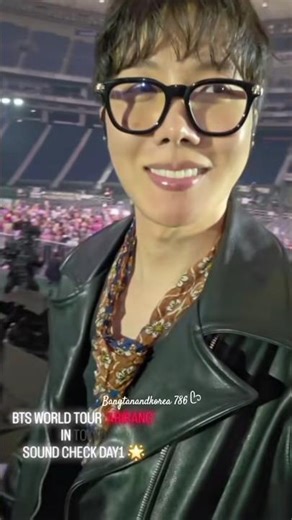 jhope new ig story #bts #world ture arirang sound check #shortvideos#youtubeshort #bangtanboysbts ❤️