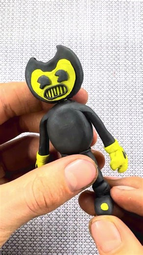 Creating Bendy from Clay | Clay Art Tutorial #bendyandtheinkmachine