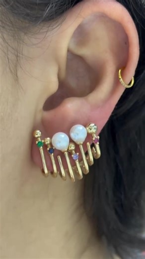 Unique Trending Earring Styles 2026 💎🌸 #jewellery #earrings #piercing #jewelry #fashionjewelry
