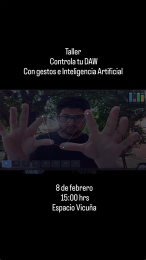 GC Lab Chile on Instagram: "👋 ¡Controla tu DAW con gestos e Inteligencia Artificial! 🤖 Prepárate para un nuevo taller de GC Lab: "Controla tu DAW con IA". Descubre cómo usar Python, OpenCV, MediaPipe y otros recursos para interactuar con Ableton (o tu DAW preferido), ¡las posibilidades son infinitas y solo dependen de tu creatividad! 💡 Puntos clave: Instalación y configuración de herramientas. Desarrollo de código para control MIDI por gestos. Sesión práctica con acompañamiento. ¡Showcase de 