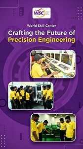 2K views · 73 reactions | Skill. Precision. Perfection. At the World Skill Center, students learn in world-class facilities that prepares them for the world. From international-standard training to precision engineering, they master the skills that power modern manufacturing. Skill Dev and Tech Education Department Odisha Skill Development Authority @followers | World Skill Center | Facebook