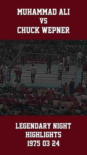 Muhammad Ali vs Chuck Wepner Legendary Night Highlights in 4k quality #muhammadali #boxing #boxingfans #4k #heavyweightboxing #casiusclay