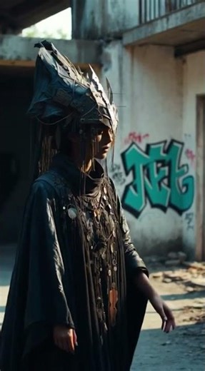 ⭐ Epic Post-Apocalyptic Warrior Helmet Cosplay! 🔥