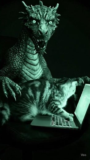 cat typing peacefully ...until appears! #horrorstories #scarystory#viralshorts