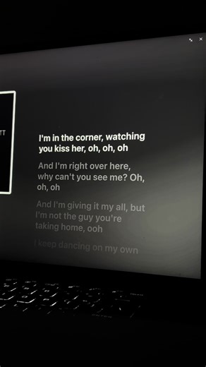 Dancing on My Own - Lyrics Video Interpretation