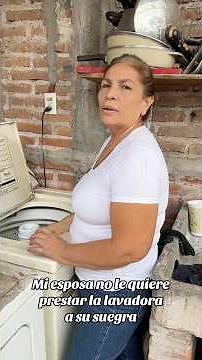 My wife doesn't want to lend the washing machine to her mother-in-law.