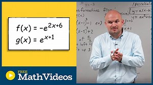 Identify the transformations from fx to gx exponential functions