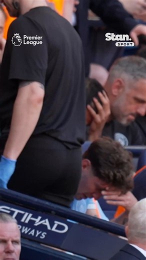 John Stones and Bernardo Silva were in tears after playing their last ever game for Man City 😭↳ Premier League. Live & On Demand with 4K on Football’s New Home, Stan Sport. Stream now. #StanSportAU #PremierLeague