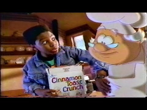 Cinnamon Toast Crunch Stuck In TV Commercial 1990