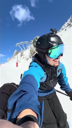 Le ski 🤩⛷️❄️ #ski #lesarcs #montagne #arc1800