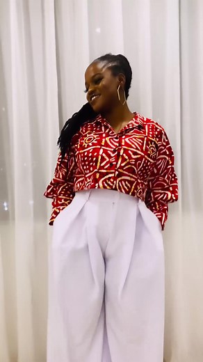 Trendy African-Inspired Ankara Crop Shirts & Palazzo Pants