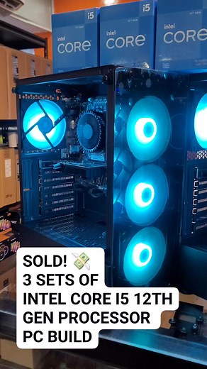 SOLD! 💸 3 SETS OF INTEL CORE I5 12TH GEN PROCESSOR PC BUILD ⚡️ 𝗙𝗼𝗿 𝗶𝗻𝗾𝘂𝗶𝗿𝗶𝗲𝘀, 𝗺𝗲𝘀𝘀𝗮𝗴𝗲 𝘂𝘀 𝗵𝗲𝗿𝗲: m.me/GameiunTechnology 𝗪𝗲 𝗮𝗰𝗰𝗲𝗽𝘁 𝗶𝗻𝘀𝘁𝗮𝗹𝗹𝗺𝗲𝗻𝘁 𝘃𝗶𝗮 𝗛𝗼𝗺𝗲 𝗖𝗿𝗲𝗱𝗶𝘁 𝗮𝗻𝗱 𝗕𝗗𝗢 𝗖𝗿𝗲𝗱𝗶𝘁 𝗖𝗮𝗿𝗱. 💳 𝗢𝘁𝗵𝗲𝗿 𝗣𝗮𝘆𝗺𝗲𝗻𝘁 𝗢𝗽𝘁𝗶𝗼𝗻𝘀: ▪️ Cash on Pick-up ▪️ Cash on delivery (Selected Area) ▪️ Check Payment (on-date & subject for clearing) ▪️ Credit Card Payment (Straight) ▪️ BDO Credit Card (Installment) ▪️ GCash ▪️ Bank to bank transfe