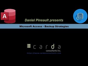 Microsoft Access - Backup Strategies