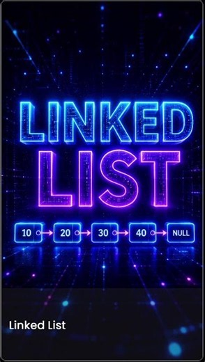 🚀 What is a Linked List? Explained in 60 Seconds | Data Structures Made Easy