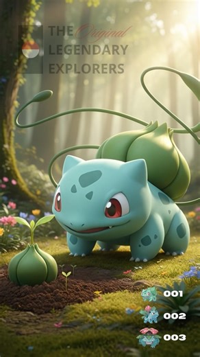Bulbasaur and its majestic final evolution, Venusaur | Legendary Explorers