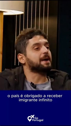 Blog Go Portugal on Instagram: "🇵🇹🔥 “Um país pode simplesmente dizer: não quero mais imigrantes?” No podcast @achismo, apresentado por Maurício Meirelles, o convidado Monark — YouTuber conhecido por levantar debates explosivos — trouxe uma questão que mexe com muita gente em Portugal: 👉 Até onde vai o direito de um país controlar quem entra? Se fecha para todos, é soberania? Se fecha para alguns, é discriminação? Um lado afirma que nenhum país é obrigado a receber imigração sem limites. O ou