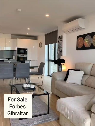 FOR SALE Forbes Gibraltar Ref: SP806202 3 Bedrooms - 2 Bathrooms For Sale | Forbes, Gibraltar Step into modern luxury with this fully furnished 3-bed, 2-bath apartment in the sought-after Forbes development! 117m² of sleek interiors 9m² private balcony with NW views Spacious bedrooms with built-ins Luxury walk-in showers ❄️Climate control A/C Includes parking motorcycle bay Enjoy access to an indoor pool, gym & sauna (membership required) on-site café & visitor parking. Contact Century 21 Gibral