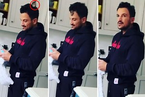 Peter Andre slapped in the face by hot teabag hurled by daughter Princess, 13, in latest prank video