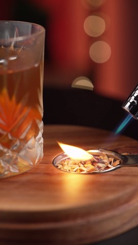 Crafting a Non-Alcoholic Smoked Bourbon Cocktail