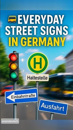 🚦 German Street Signs Explained 🇩🇪