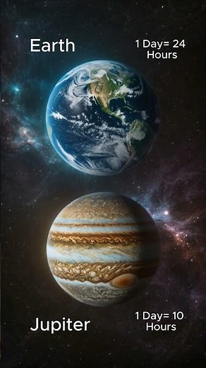 Earth vs Jupiter