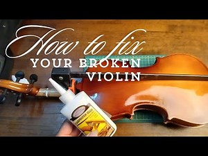 How to fix your broken Violin | DIY in 8 minutes