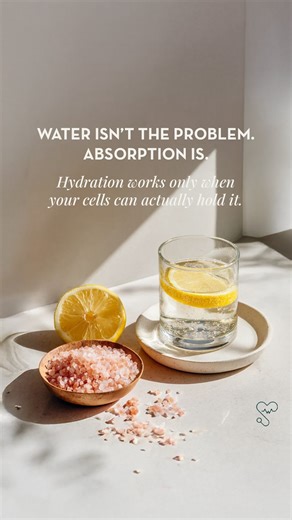Prohealth Innovations LTD on Instagram: "Hydration isn’t about more glasses, it’s about better absorption. Minerals support how water moves into your cells. Try adding a pinch of pink salt to hydrate efficiently. [ Hydration Science, Mineral Absorption, Cellular Hydration, Electrolyte Balance, Pink Salt Benefits, Trace Minerals, Energy Support, Smart Hydration ]"