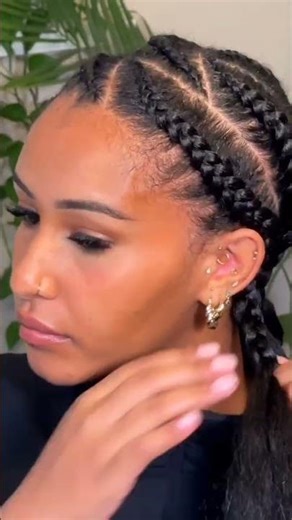 How to Braid a Simple Cornrow Hairstyle | Step-by-Step Tutoria