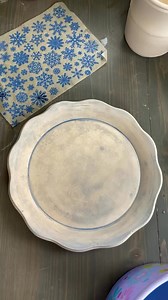 15K views · 101 reactions | ❄️Making a Snowflake plate with...