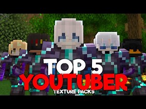 Top 5 best Minecraft youtuber texture packs | 1.21