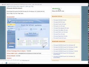 Pinnacle DVC90 Drivers for Windows 10 (32bit|64 bit) 37.96.705.800