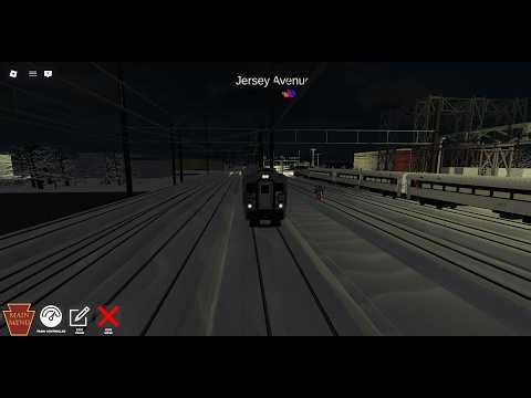 NJT Comet V Cabcar; NEC Line (Jersey Ave - NY Penn; All stops) | Roblox NEC Simulator