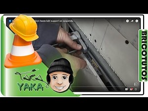 ⏩ Installation of high wall-mounted toilet support frame fixings