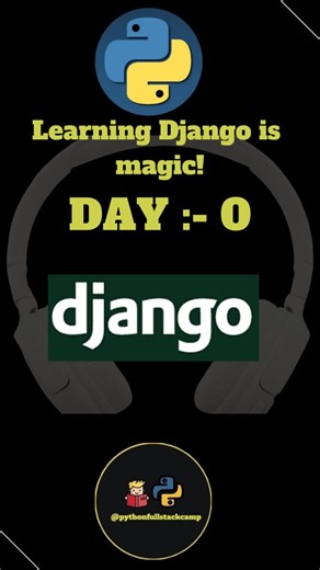 pythonfullstackcamp on Instagram: "Day 0: Django tutorial introduction and installation on various machines! 💻🚀 Django tutorial Django tutorial for beginners Learn Django Django project tutorial Official Django tutorial Django 6 tutorial Python Django tutorial Build Django website Django full course Django beginner project #Django #Tutorial #Installation #pythondeveloper #pythoncode"