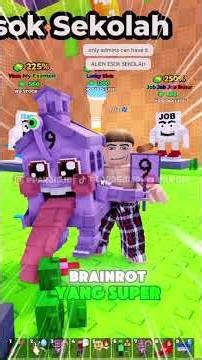 brainrot ilegal OWNER Kick a Lucky Block MAKIN NGAWUR!