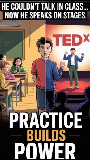 Shy Kid Becomes TEDx Speaker | USA Motivational Story. #motivation #usa #shorts