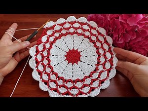 Wow!! Easy and Gorgeous Crochet Coaster Tutorial - Perfect for Selling or Gifting | Knitting Love