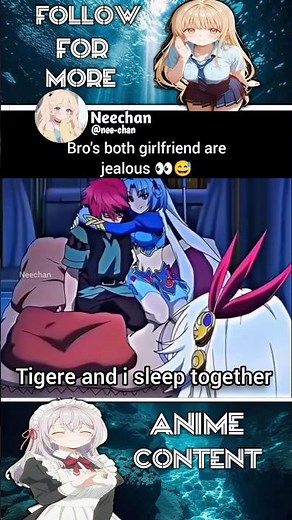 bro's both girlfriend are jealous 👀😅|Lord Marksman and Vanadis #animemoments #netflixanime #anime