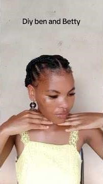 Diy Ben and Betty hair tutorial #hairtutorial #diyhairstyle #hairstyle #hairtransformation
