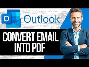 How to Convert Outlook Email into PDF