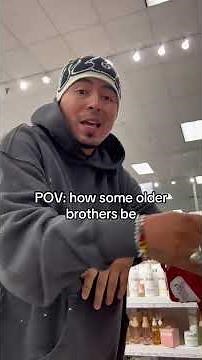 YOU SCARING ALL THE BADDIES 😤😂 I SWEAR SHES MY SISTER 😩! #pov #brother #sister #comedy