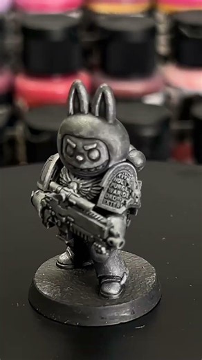 Pro Acryl One-Step Paint Demo - Graphite Grey #miniaturepainting #miniaturepainter